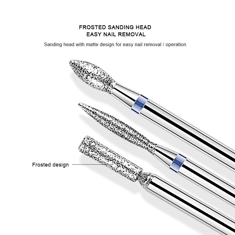 Cuticle Clean Bit Diamond Frezen Voor Nagelboor Manicure Accessoires Elektrische Molens Burr Grinder Nail Tool Nagelvijlen