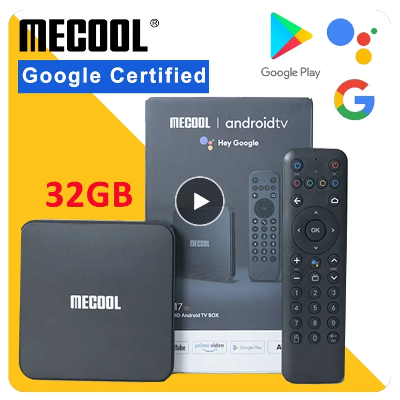 

MECOOL KM7 SE Android 11 TV Box 4K ATV Google Certified DDR4 BT5.1 Amlogic S905Y4 Chromecast voice remote PK KICKPI KP1 km2 PLUS