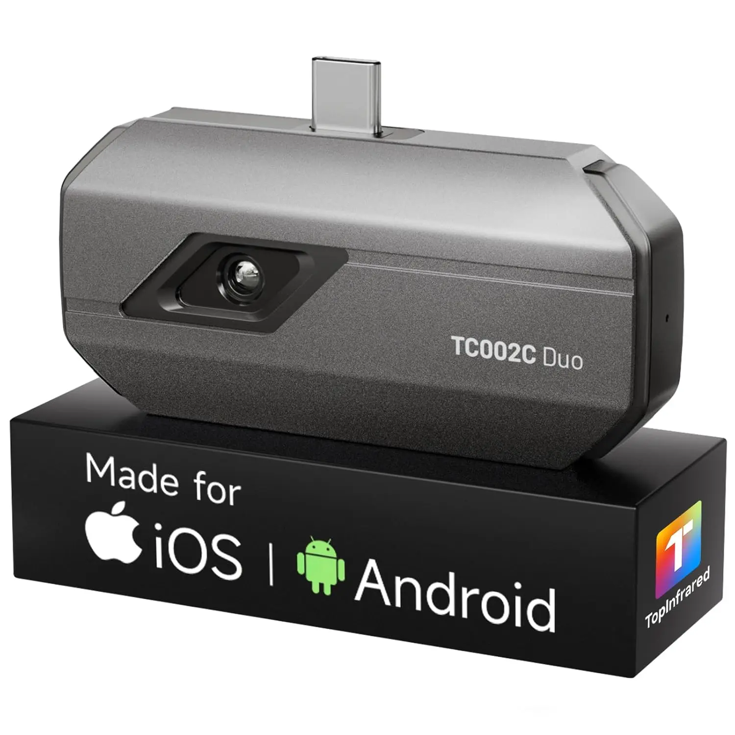TOPDON TC002C DUO Wärmebildkamera 512x384 Auflösung, USB-C für iPhone/Android, Professioneller Infrarot-Imager für PCB & Hausinspektion