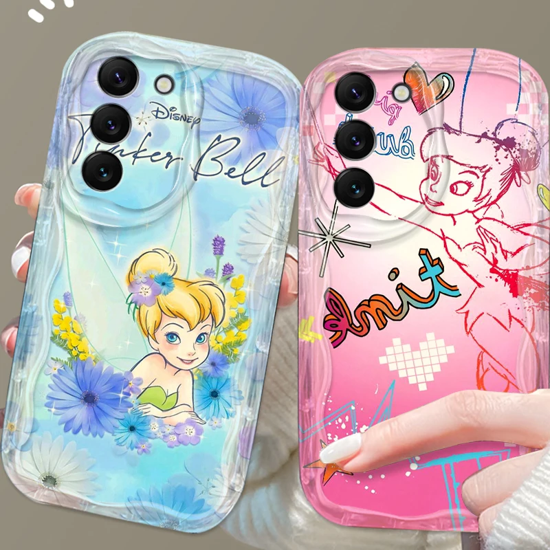 Disney Wonderful Fairy Cute For Samsung S24 S23 S21 S20 Ultra Plus FE A73 A72 A71 A51 A31 A05S A05 A04 5G Wave Oil Back