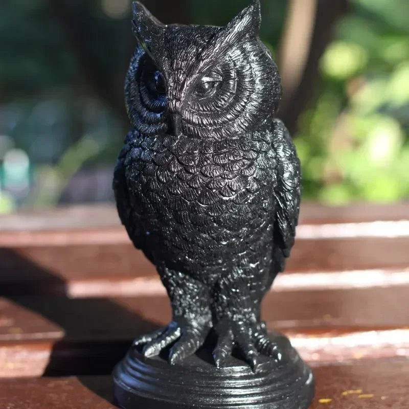 Halloween Gothic Style Owl Raven Candle Holder Craft Tabletop Ornament Halloween Candle Holder Candle Holders Decor for Table