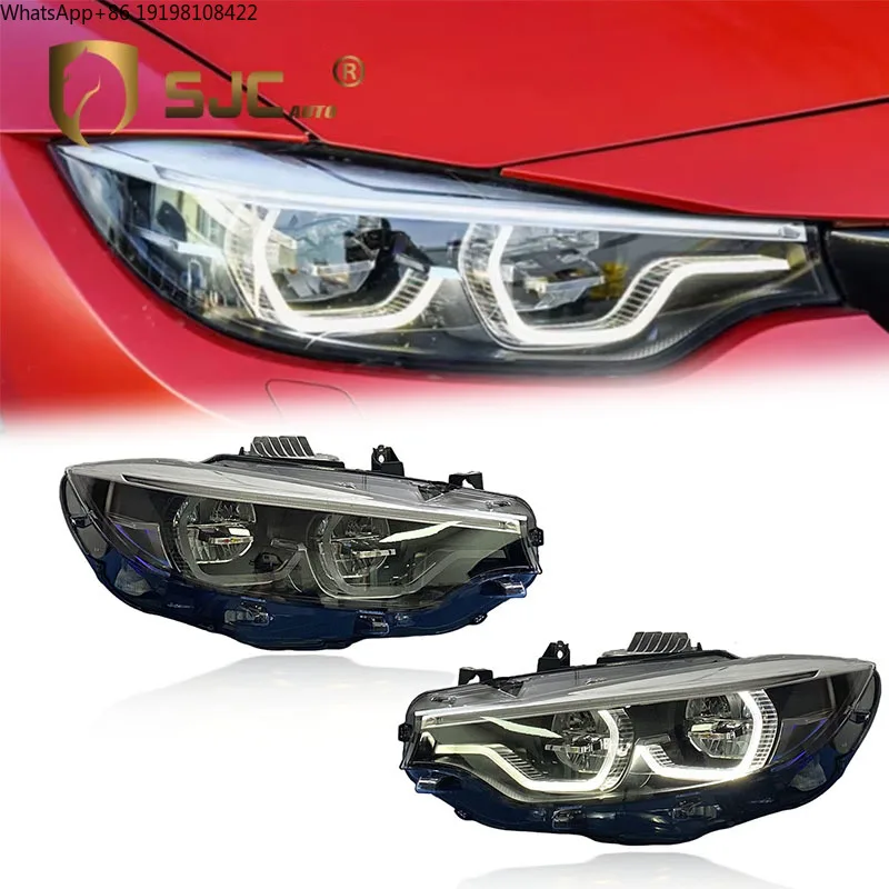 

SJC Auto LED Headlights for BMW 4 Series M4 F32 F82 2013-2020 Car Head Lamp White DRL Car Light System High Brightness