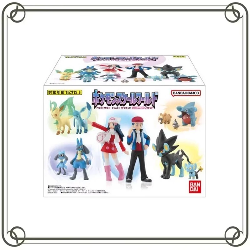 Pokémon SCALE WORLD Series 4 Size 1:20 VOL2 Sinnoh Dawn Anime Action Figures Model Kids Toy