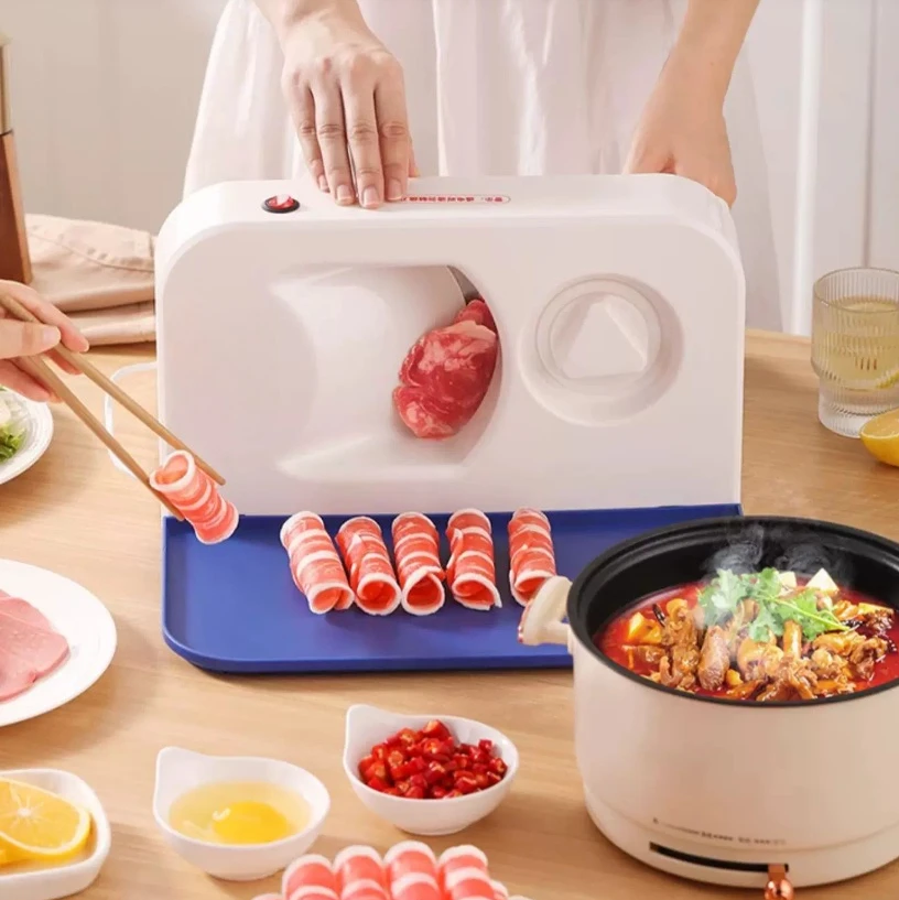 Multifunctional Electric Meat Slicer Household Beef Mutton Roll Cutter Frozen Meat Slicing Machine