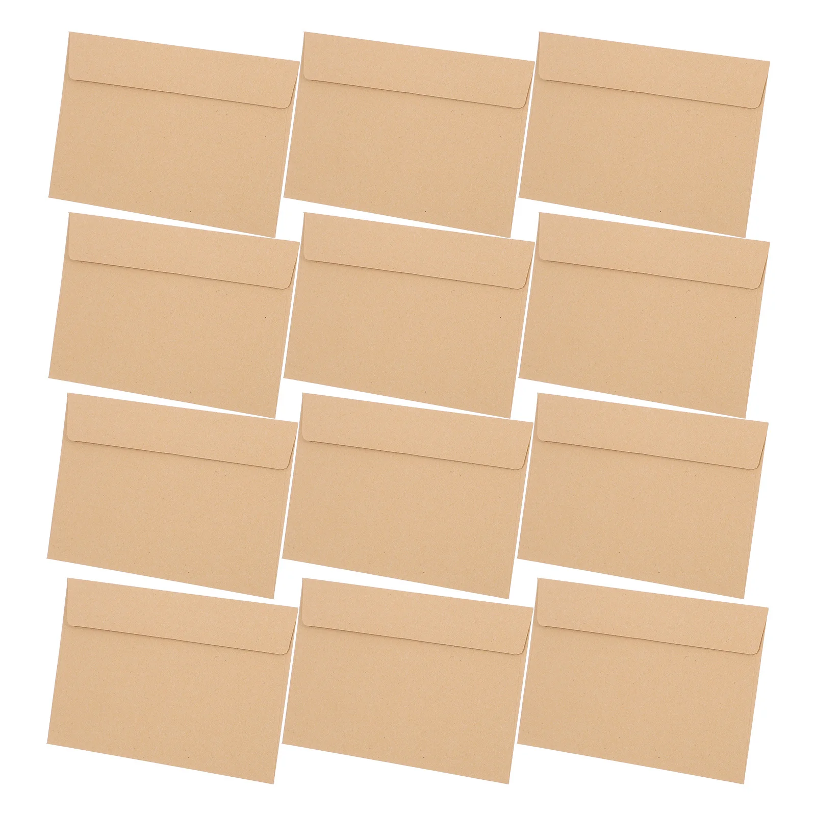 50Pcs Brown Kraft Paper Envelopes Self Sealing Mailers for Invitations Greeting Cards Postcards Party Events Card Envelopes