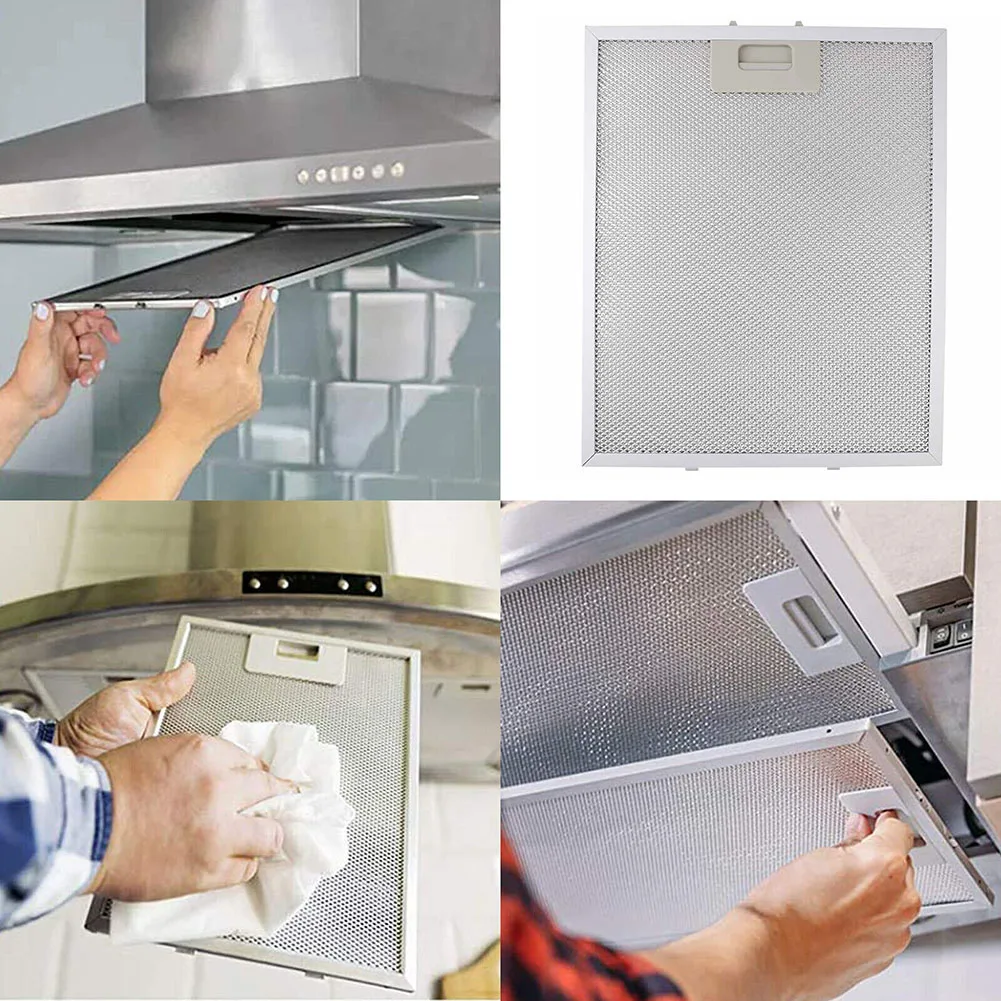 For Kitchen Ventilation Metal Mesh Filter Range Hood Filter Efficient Kitchen Ventilation Solutions Easy Installation