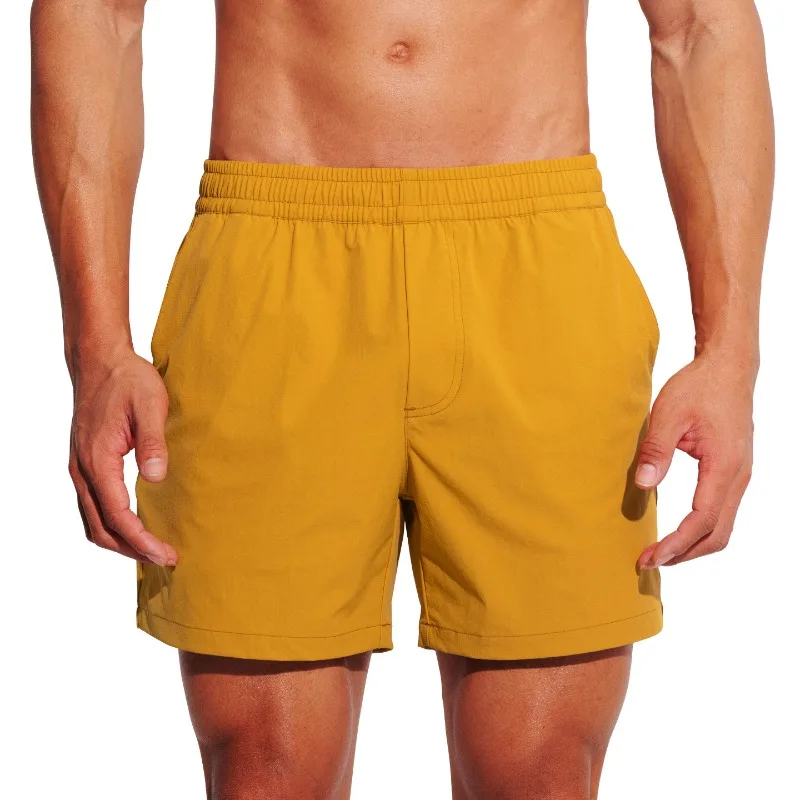 2026Cross-border 2026 new product men's quick-drying beach shorts summer loose casual swimming trunks B4687