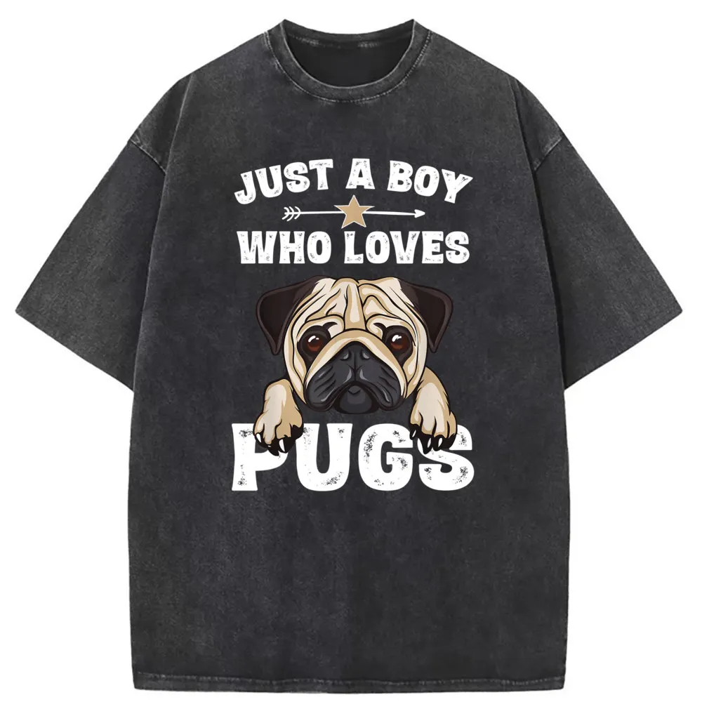 

Love Pugs Shirt Cute Pug Lover Funny Saying Boys T Shirt Sweatshirts Summer/Autumn Long Sleeve Funky Camisa Clothes