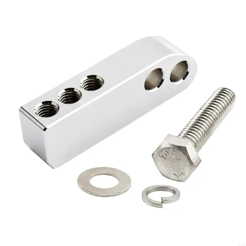 M76E Motorrad-Frontend-Scheinwerferhalterung, Montagesatz aus bearbeitetem Aluminium mit Bolzen und Unterlegscheiben für – Detail 8