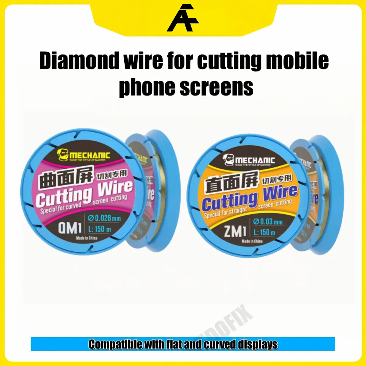 Mechanic Ultra Hard Diamond Screen Cutting Wire 0.028 0.03mm Phone Screen Separator Line for iPhone Samsung Edge LCD Refurb