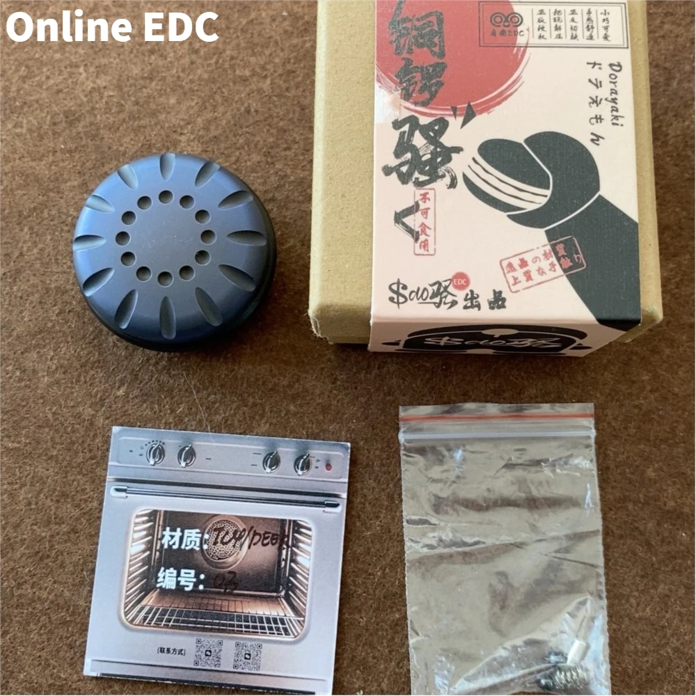المملوكة مسبقًا YOUBING EDC & SAO EDC Dorayaki Titanium اللمس عملة ألعاب متململة للبالغين السقاطة تململ سبينر #6