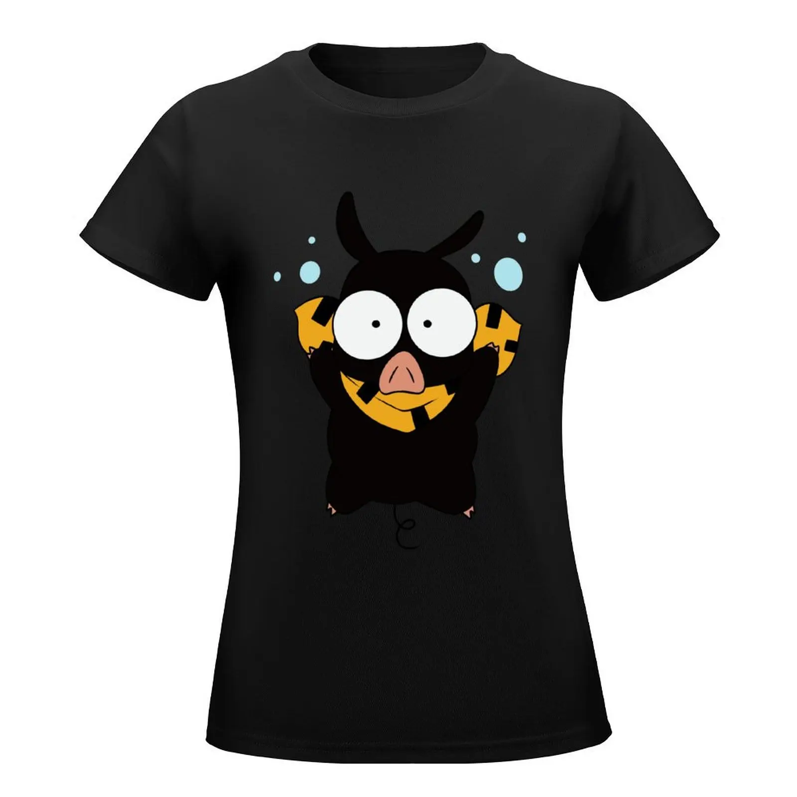 P-Chan (Ryoga Hibiki) de Ranma 1/2 T-Shirt Kawaii Vêtements College animaux pour filles t-shirts drôles pour femmes coupe ample