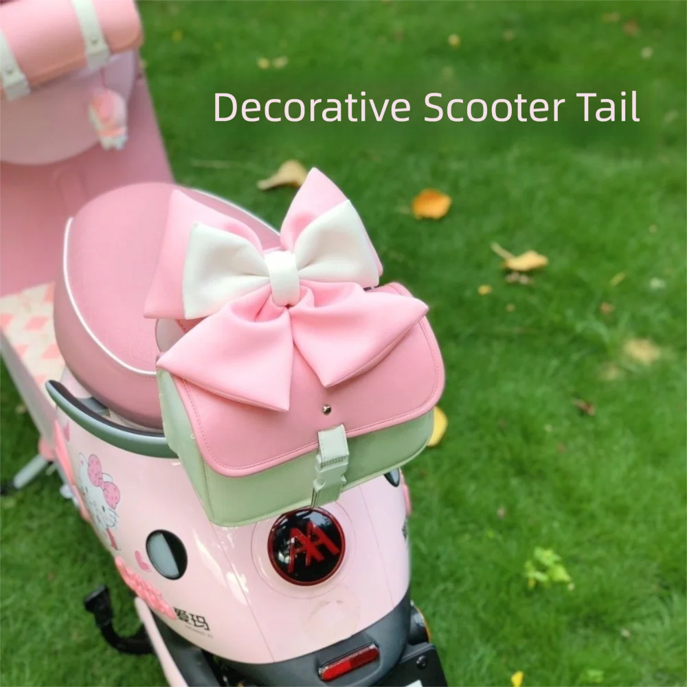 

Милый двухцветный шлем с бантом, аксессуары для шлема, нейлоновая присоска, аксессуары для мотоциклетного шлема, украшение для кузова автомобиля для девочек