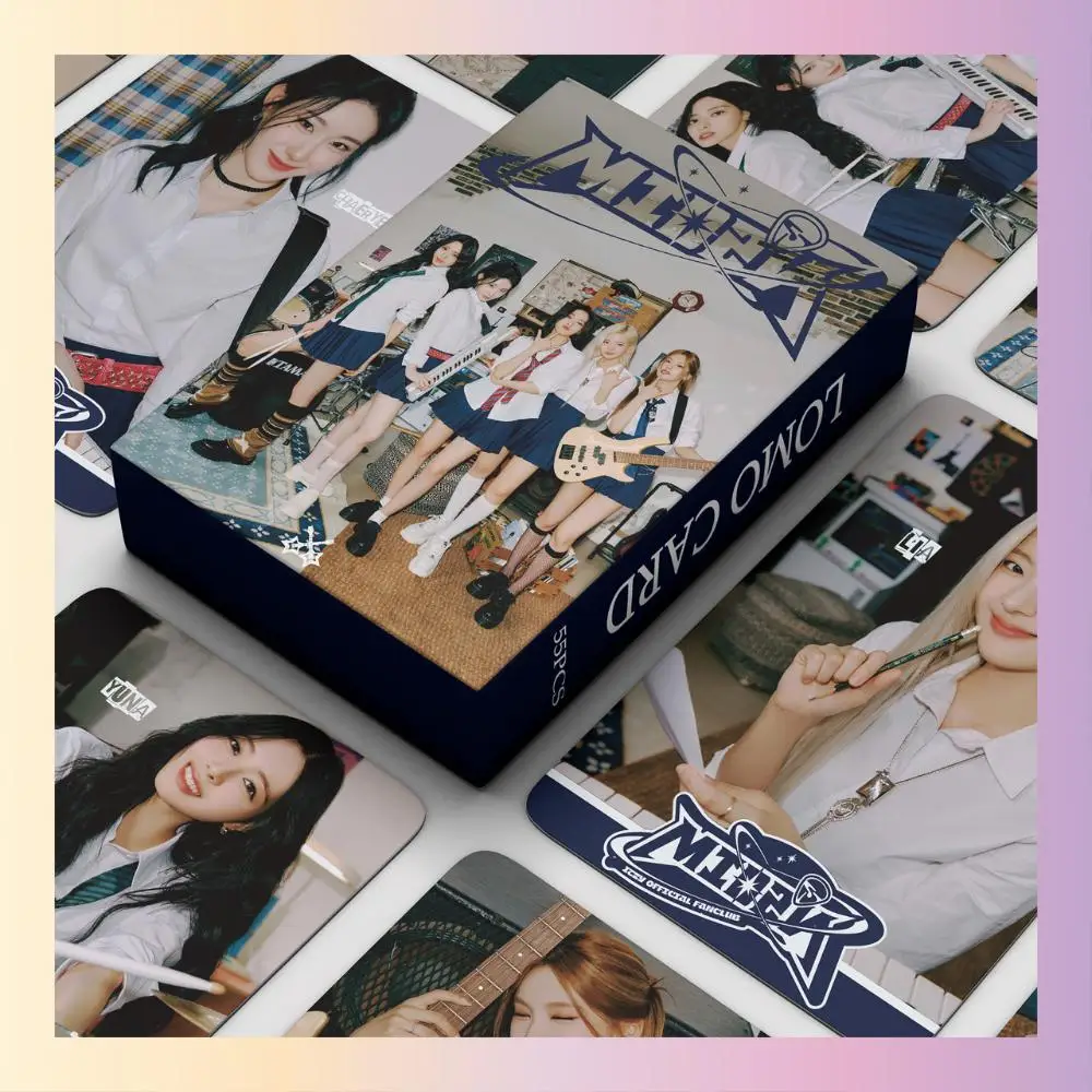 Xiuran 55 יח'\קופסא מיני אלבום zotkard lomo כרטיס kpop lomo (מלאי מוכן)