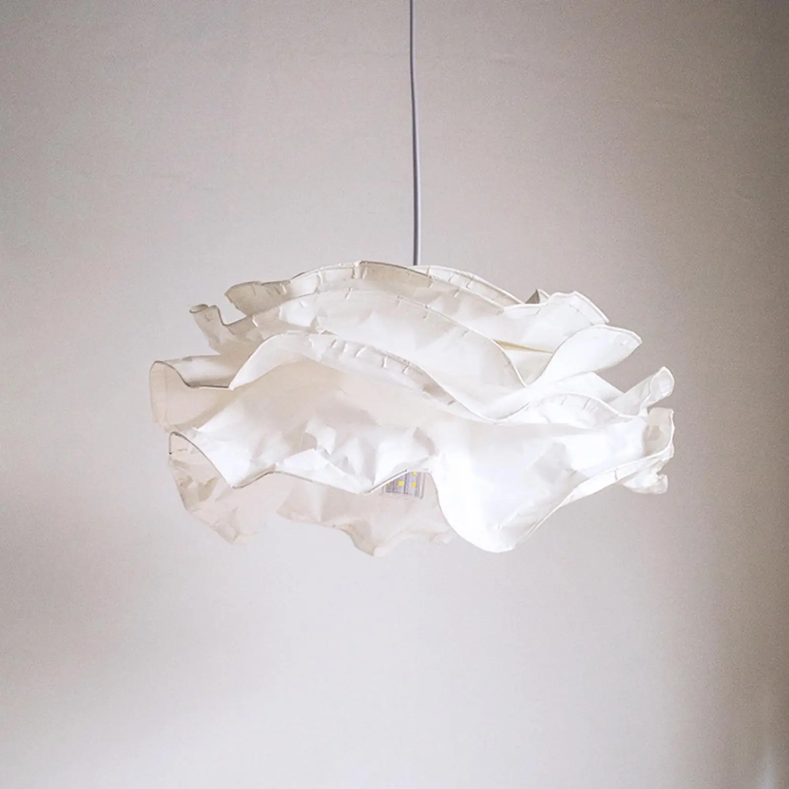 Paper Lamp Shade Modern Pendant Light Cover White Lampshade for Living Room Bedroom Home Decor