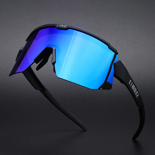 B BLIZ Breeze Premium Gafas de ciclismo UV400 - 2 lentes HD Gafas de sol deportivas unisex para carreras MTB, pesca, correr, gafas de bicicleta