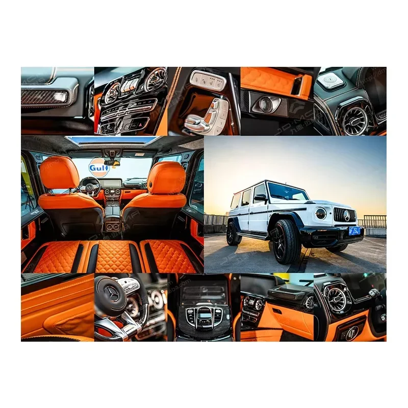 مجموعات الملحقات الداخلية المترقية الاحترافية لـ G Class 02 إلى 18 W463 إلى W464 مجموعة داخلية ذات حالة جديدة