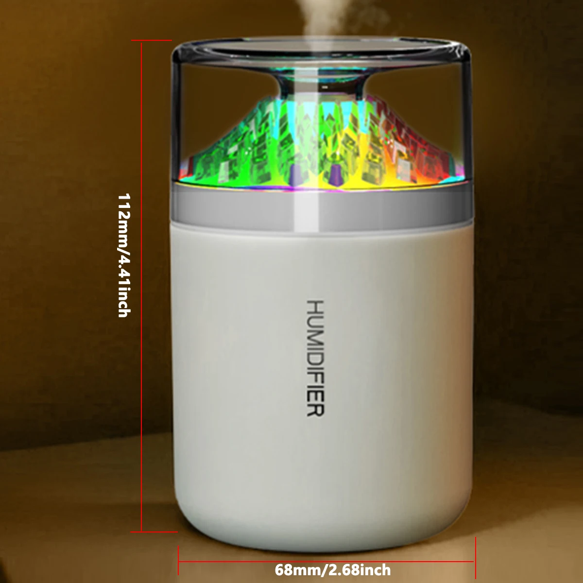 Wolke Luftbefeuchter bunte Atmosphäre Licht Mini tragbare Auto geschnitten Duft Tasse Sitz Design zarte Spray Hause Befeuchtung
