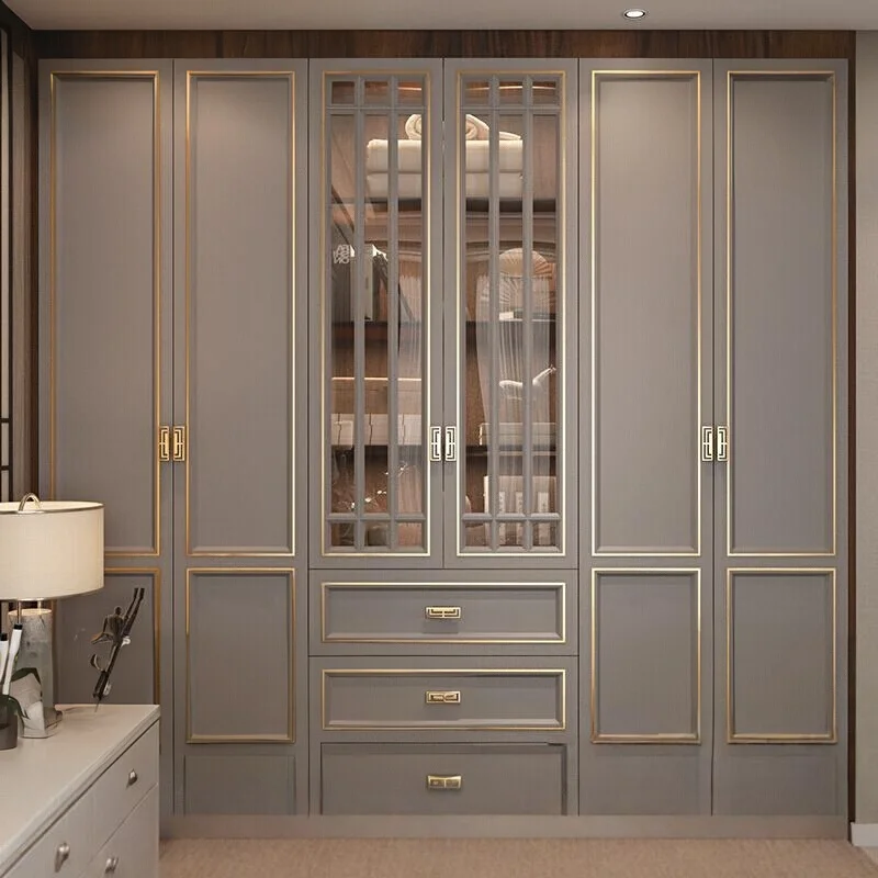 

Modern Minimalist Wardrobe Bedroom Cabinet Clothes Drawers Nordic Closet Cube Cheap Exterior Vestidores Lounge Suite Furniture