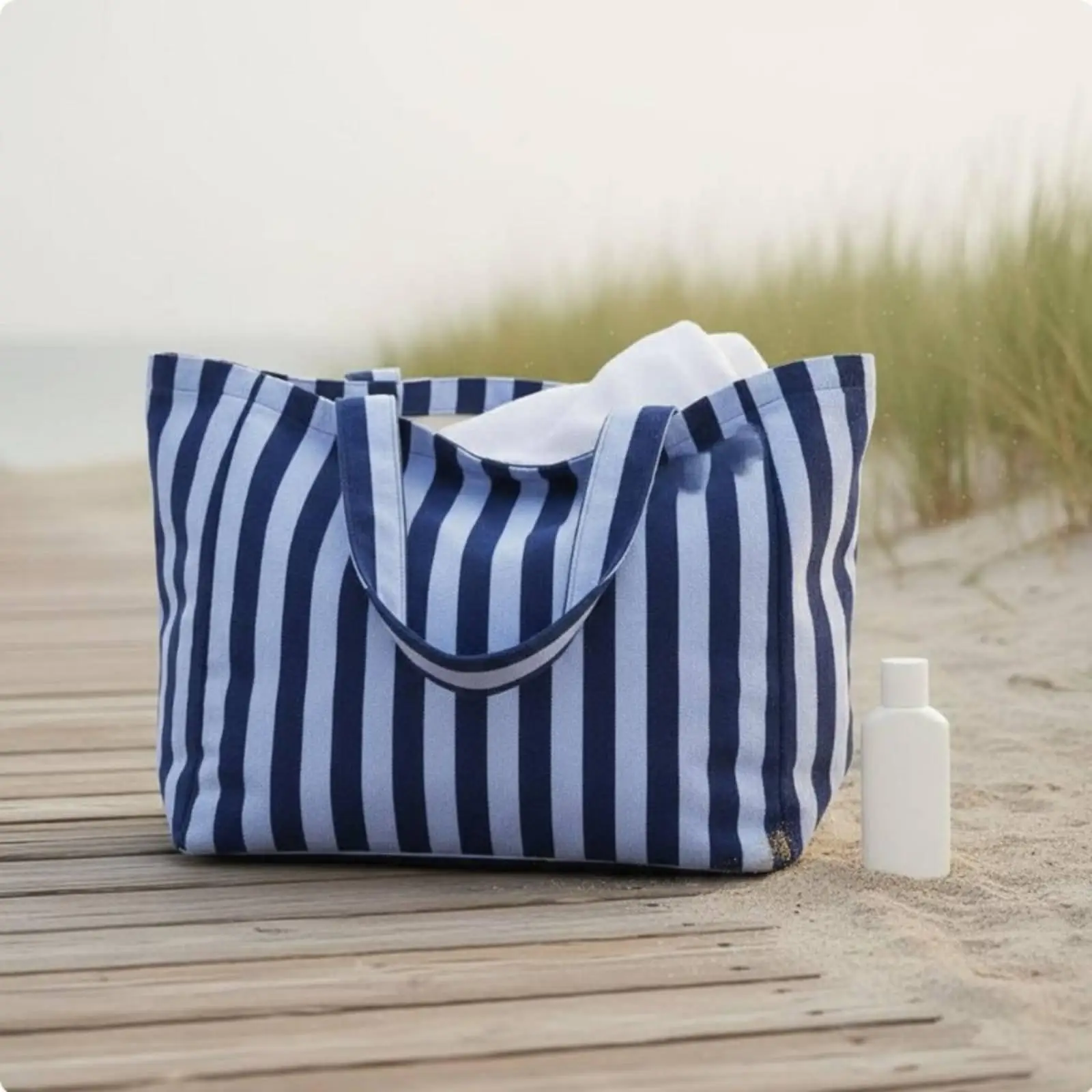 Roomy Women Tote Soft Terry Fabric Luxury Beach Bag Spacious Handbag for College Girls and Travel