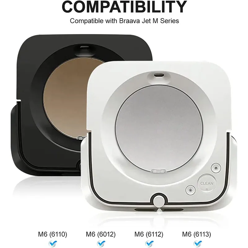 Filtro HEPA Compatible con iRobot Braava Jet M6 (6110) (6012) (6112) (6113) () Ultimate Robot, accesorios de componentes de repuesto