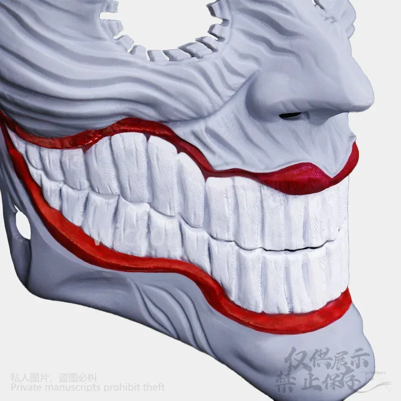 

COSda@Anime Dandadan Cosplay Aira Shiratori Costume Mask Props 3D Hard Plastic Cos Girls Woman Halloween Christmas Gift Customiz