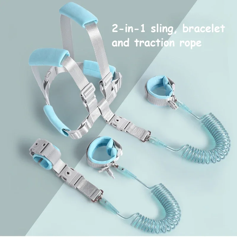 

2025 Outdoor Anti-Lost Wrist Link Safety Harness for Baby Strap Rope Toddler Harness Leashes Walking Wristband Baby Safety