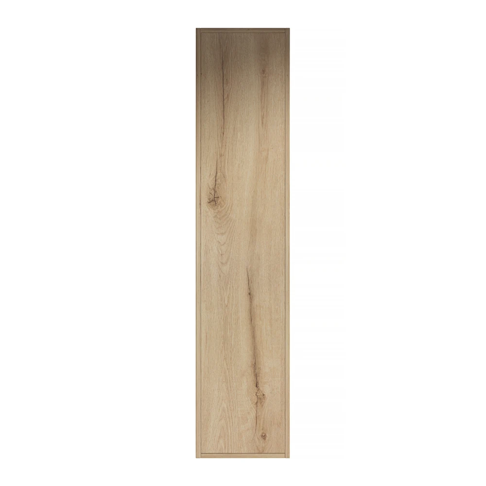 160 cm hoher Badezimmer-Wandschrank, geeignet für kleine Räume, anwendbar auf Badezimmer, Wohnzimmer und Wäsche, Sägen aus weißem Eichenholz – Detail 5