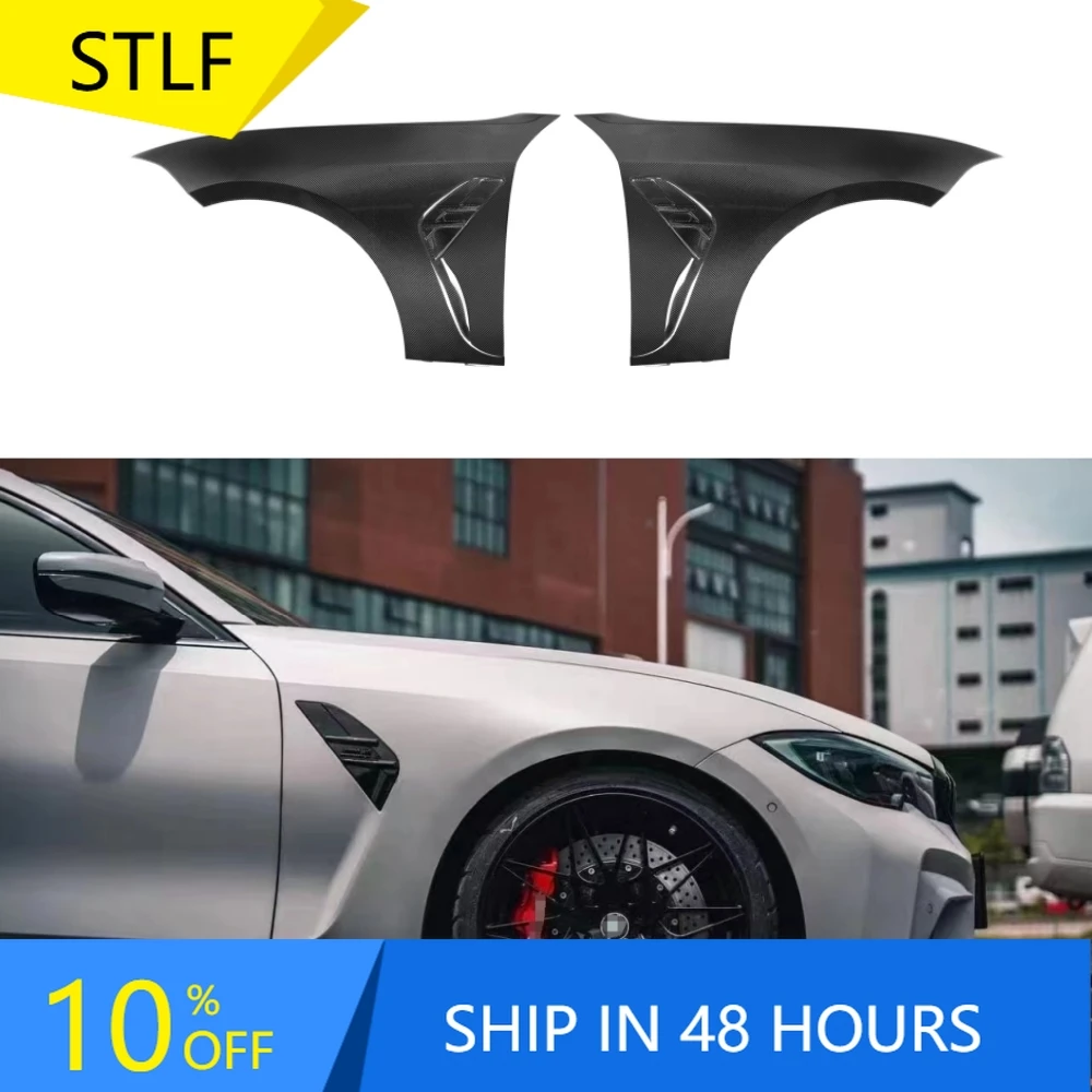 

STLFG20 Carbon Fiber Front Side Fender Trims M3 Style for BMWs 3 Series G20 2020+ G20 Fender Trims