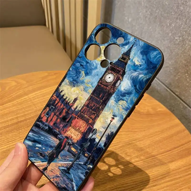 

Illusory Color Chinese Dragon Phone Case For IPhone16 15 14 13 12 Mini 11 Pro XS Max X XR SE5 6 7 8 Plus Soft Silicone Cover