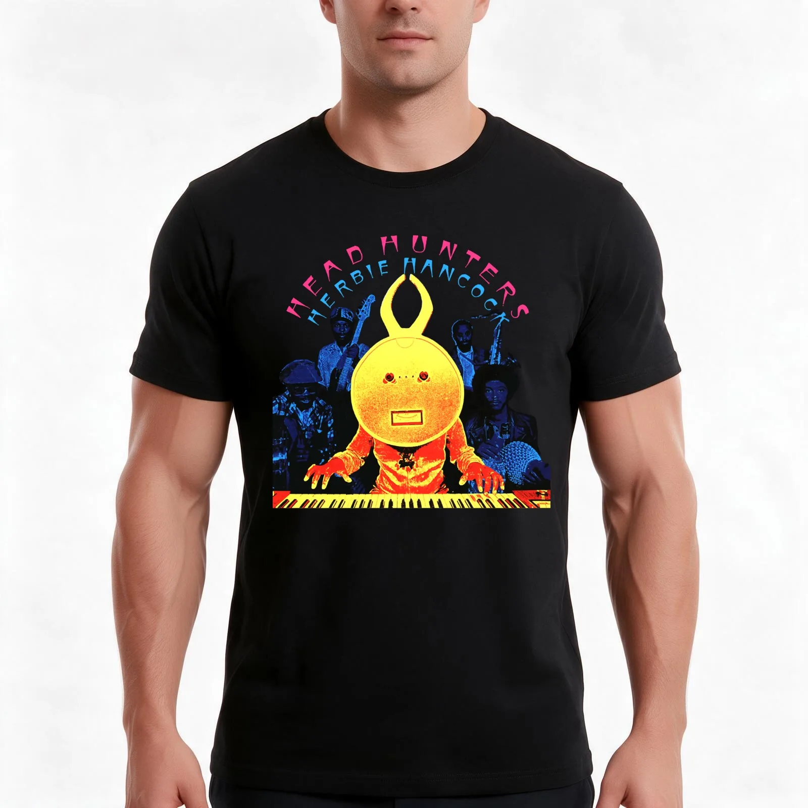 Head Hunters Herbie Hancock Unisex T-Shirt Summer Casual Cotton Tee Oversized Streetwear Tops Vintage Graphic Print