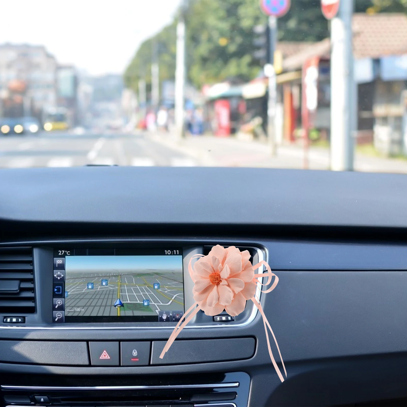 

Aromatherapy Decoration Women Freshener Diffuser Stone Interior Fresheners Plaster Miss Air Car Vent Flower Scent Stylish Design