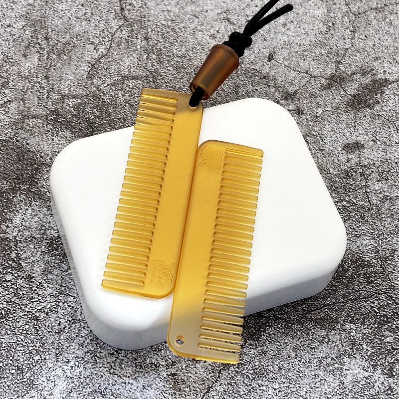 1PC ULTEM PEI EDC Mini Portable Comb Hair Cutting Comb Super Light Comb