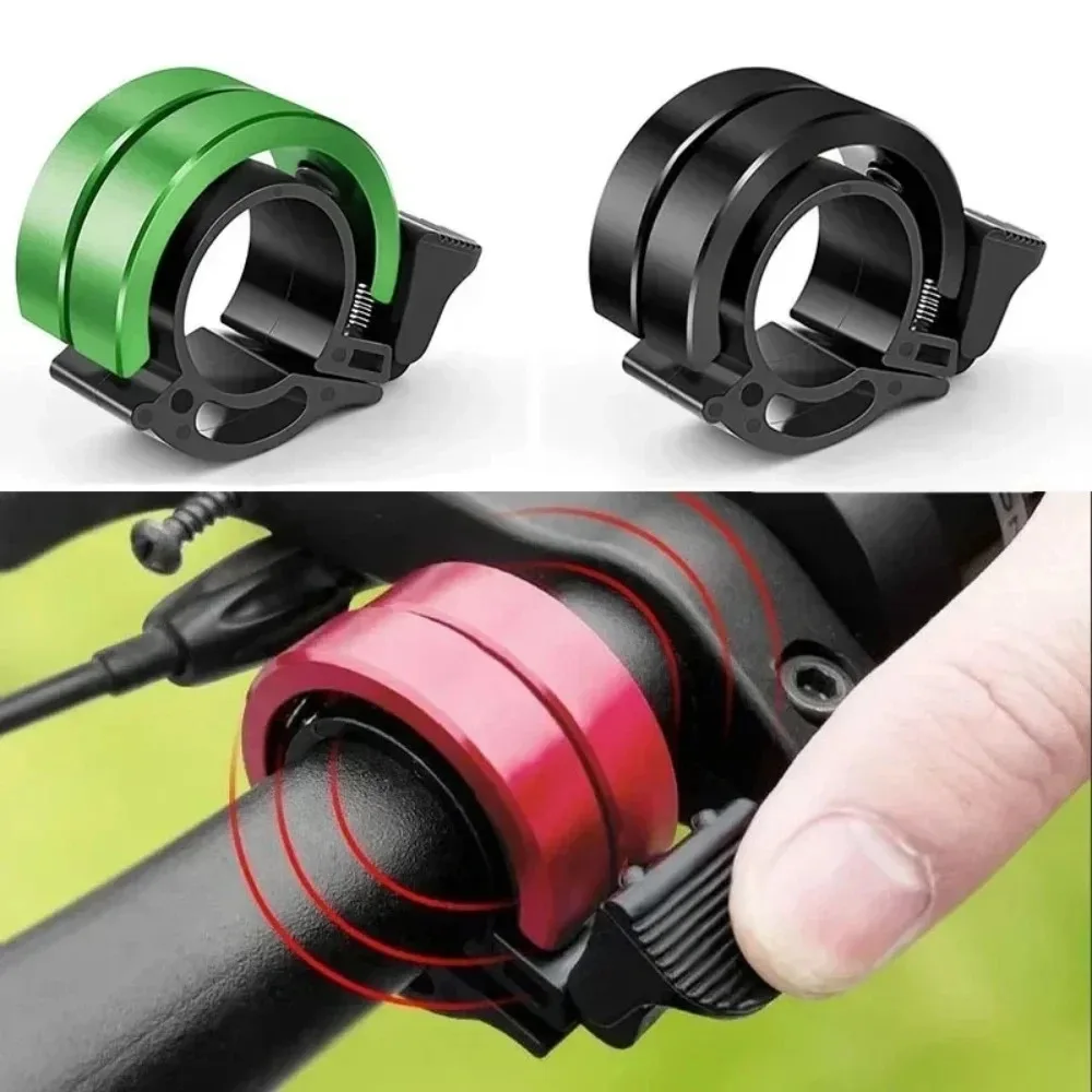 Sonnette invisible universelle en aluminium pour vélo de montagne, klaxon pliant super fort, accessoires d'équipement de cyclisme