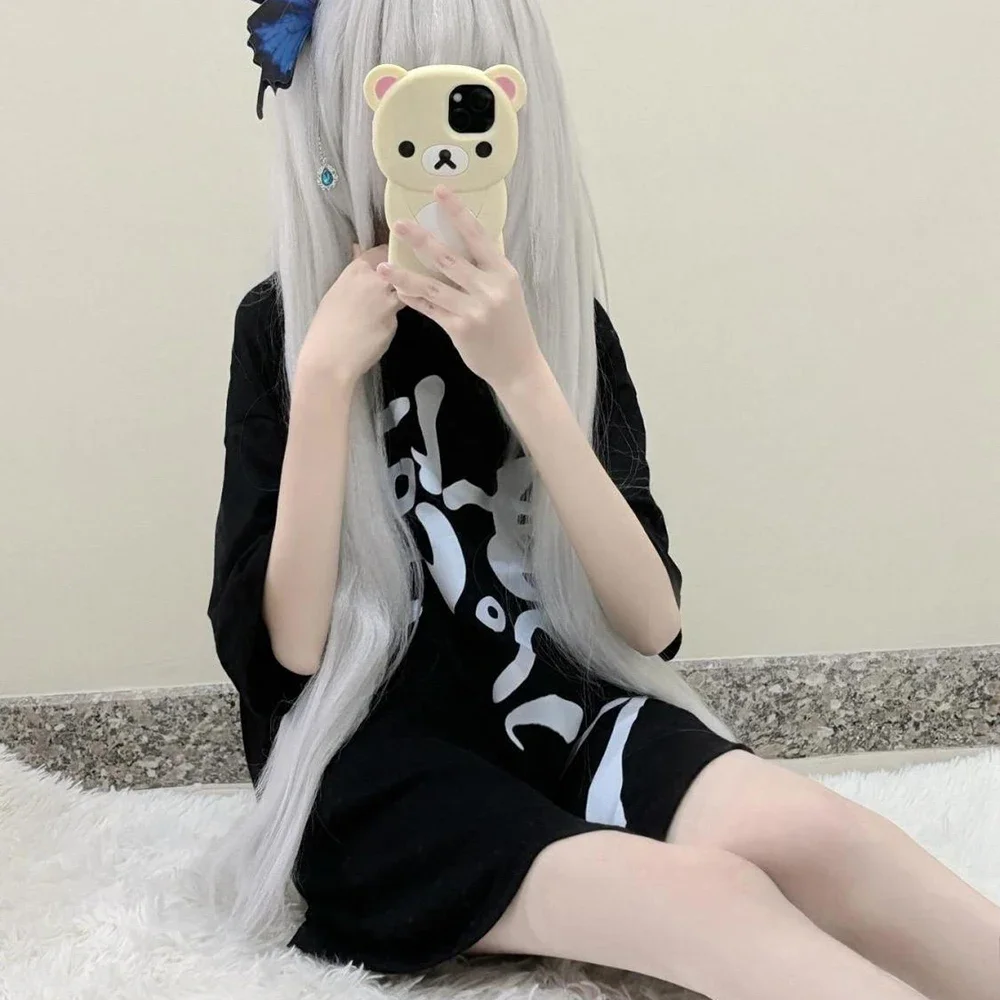 Camiseta de Anime GINKA Shinomiya Ginka, disfraz para mujer, pantalón corto informal bonito para uso diario, camiseta para niña, ropa, Top, uniforme de verano