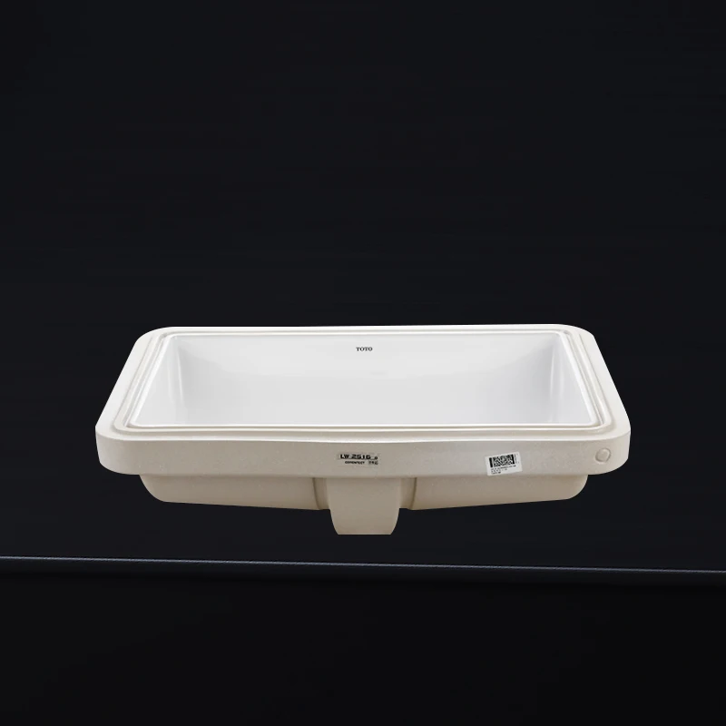 Bathroom embedded square ceramic under-counter washbasin LW2516B face wash basin washbasin washbasin basin