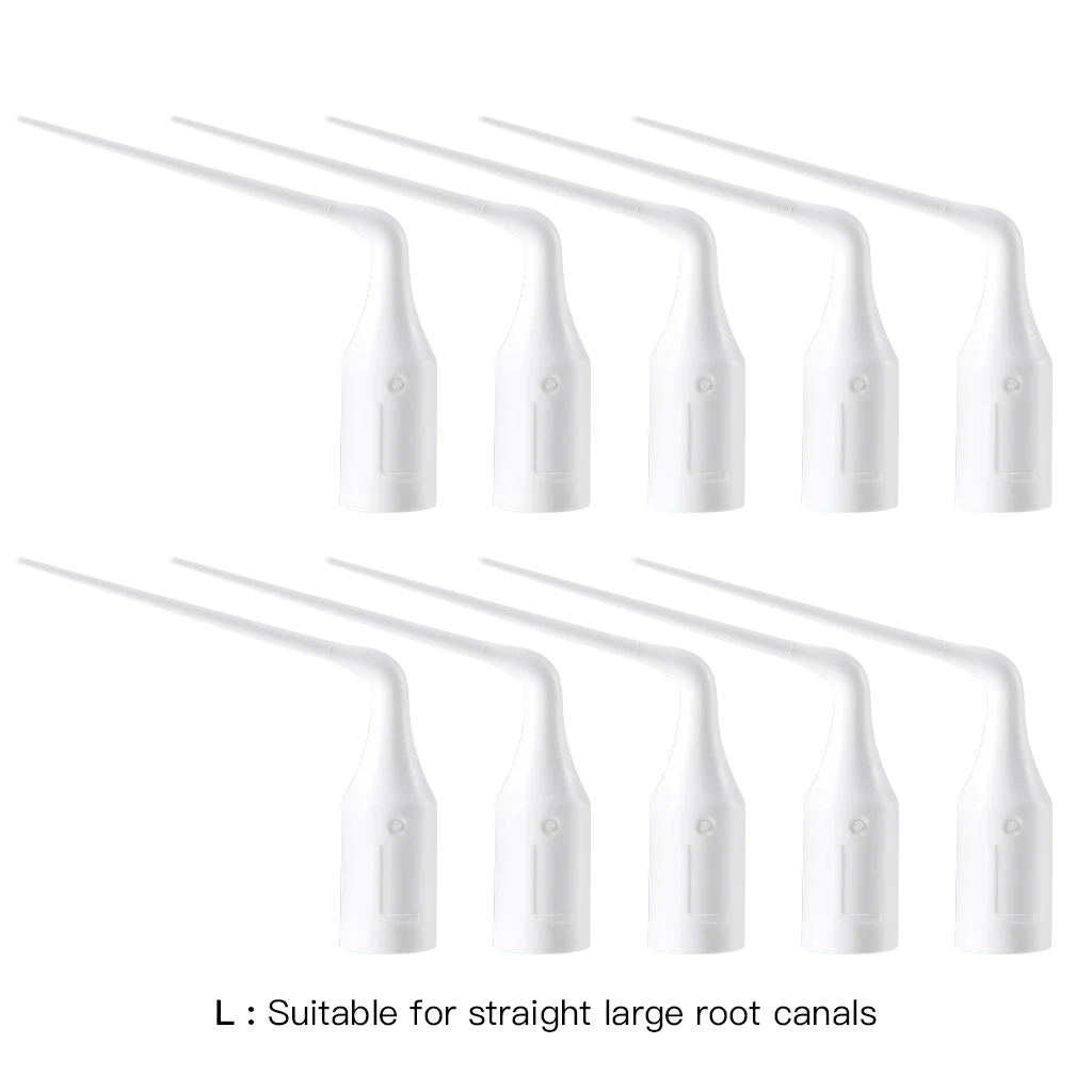 20 Stück AZDENT Dental Ultraschall-Aktivator-Spitzen, Endo-Irrigator-Spitzen Größe S/L für gerade, große und schmale, gebogene Wurzelkanäle – Detail 5