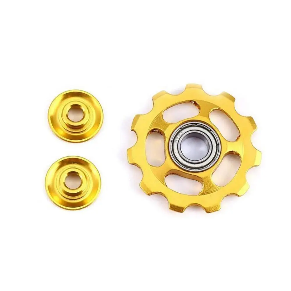 Poulie de dérailleur arrière en alliage d'aluminium pour VTT, rouleau de guidage de vélo de route, tendeur, accessoire de cyclisme