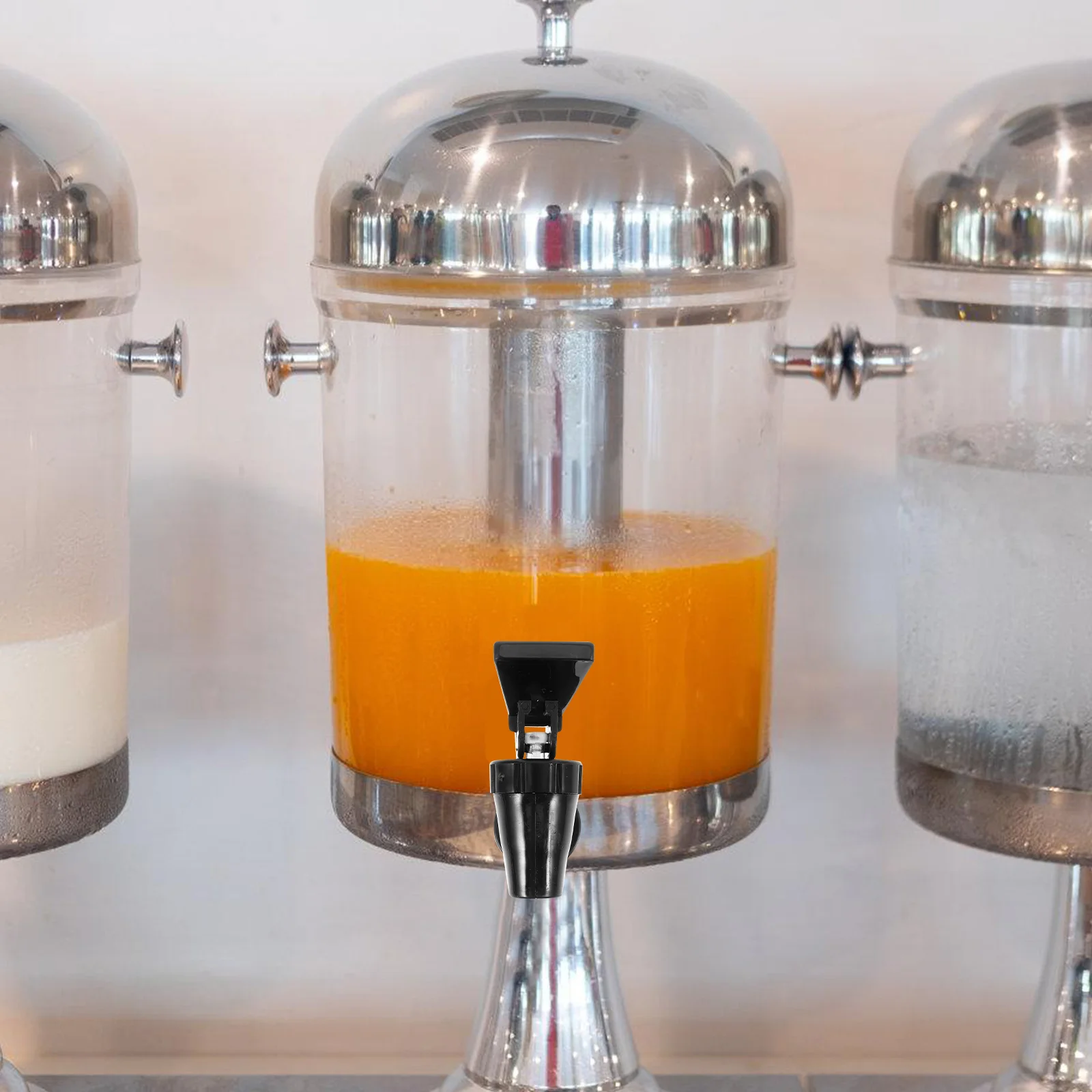 Torneira De Plástico Torneira, Bica De Água, Jarro De Vidro, PP Dispenser, Peças De Reposição, Refrigerador, 2 Pcs