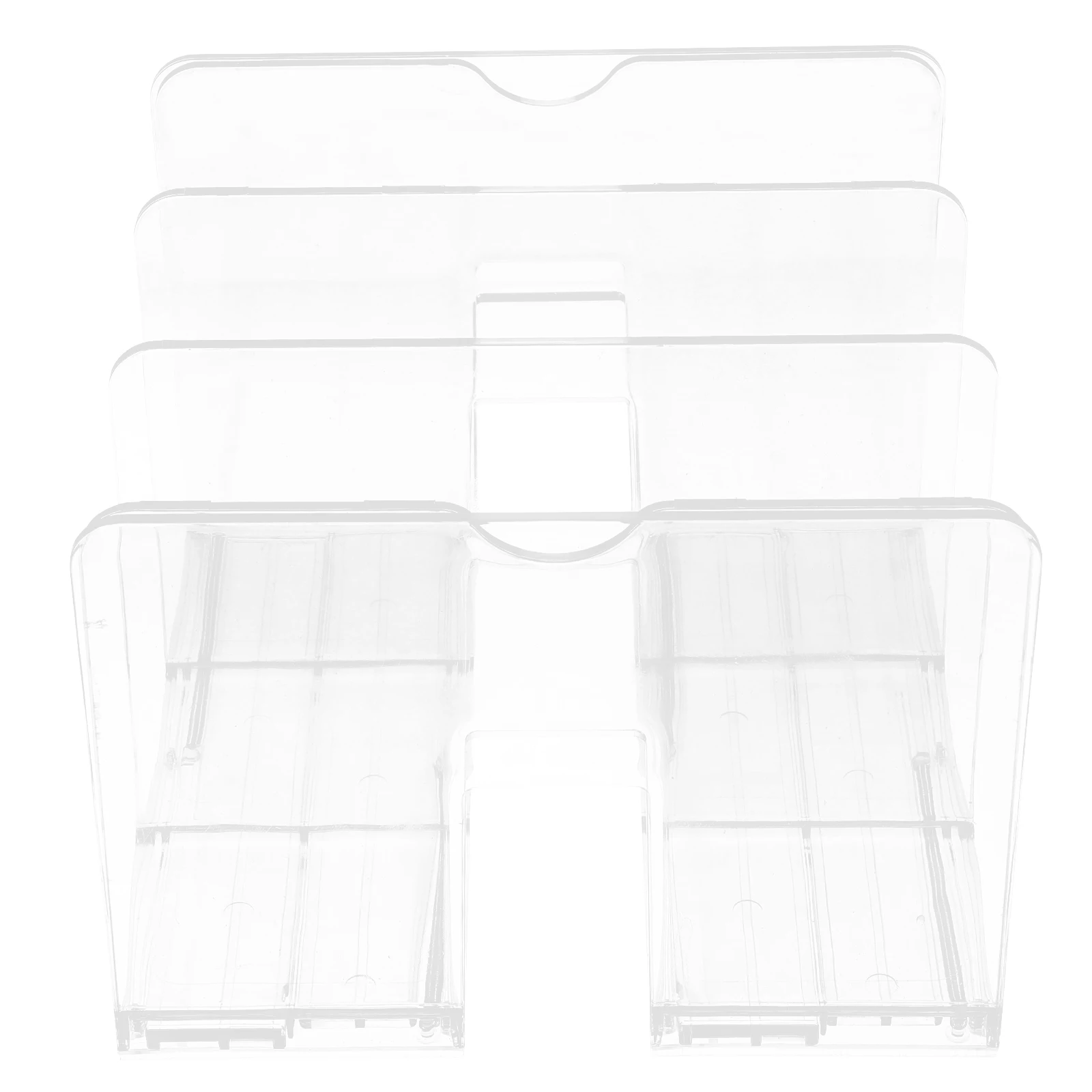 

Transparent Document Rack Book Holder Desktop Storage File ganizer Thickened Plastic Design For Office Study Room Use
