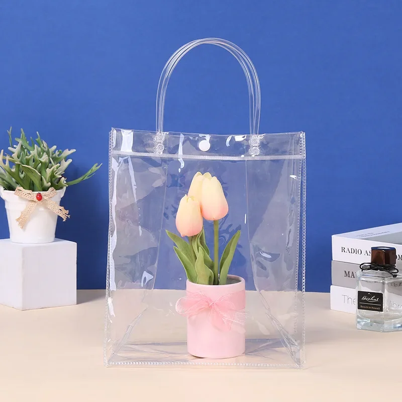 20pcs transparent gift bags, holiday gift packaging, birthday gift packaging, anniversaries, Valentine's gift bags, weddings