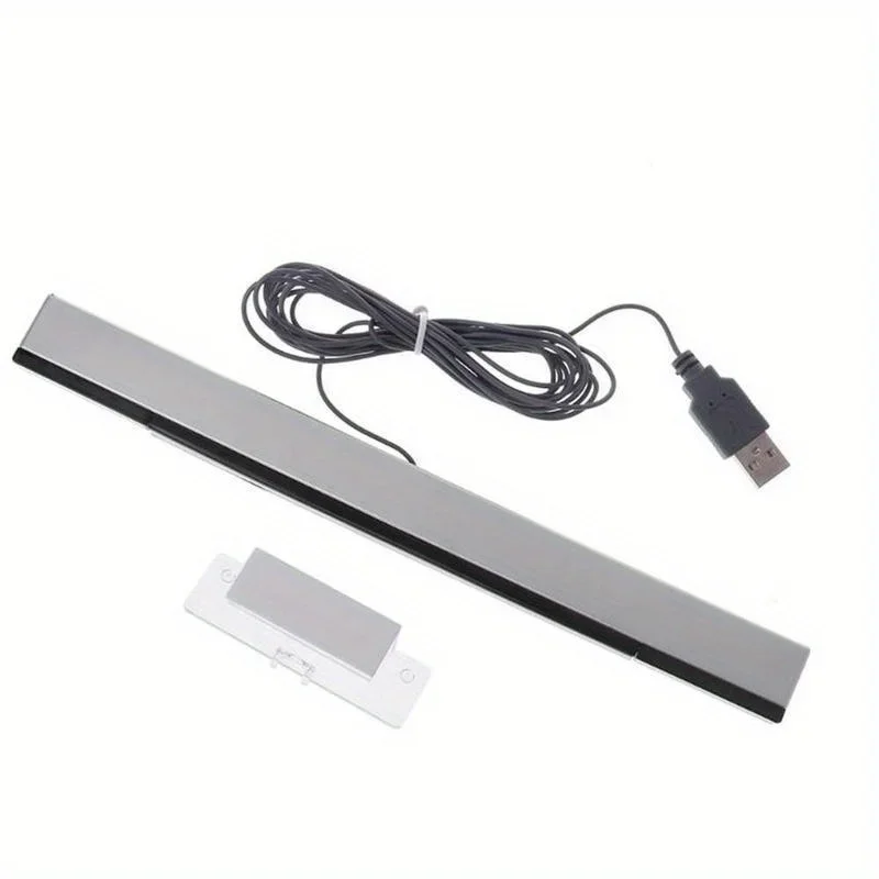 Barra de sensor de raios infravermelhos com fio USB de substituição para console de jogos Nintendo Wii