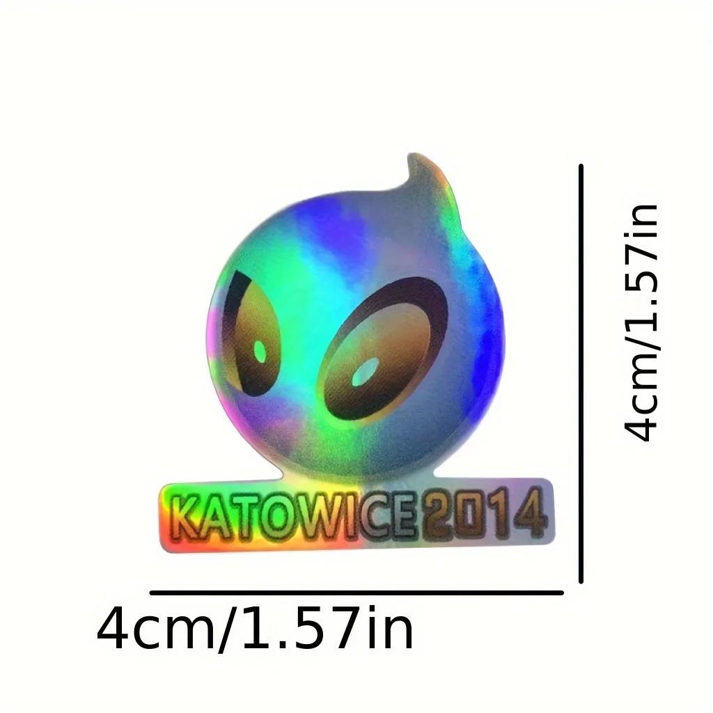 20PCS Esports Game Holographic Sticker Set, Waterproof Vinyl Decal for Laptop Skateboard view 3