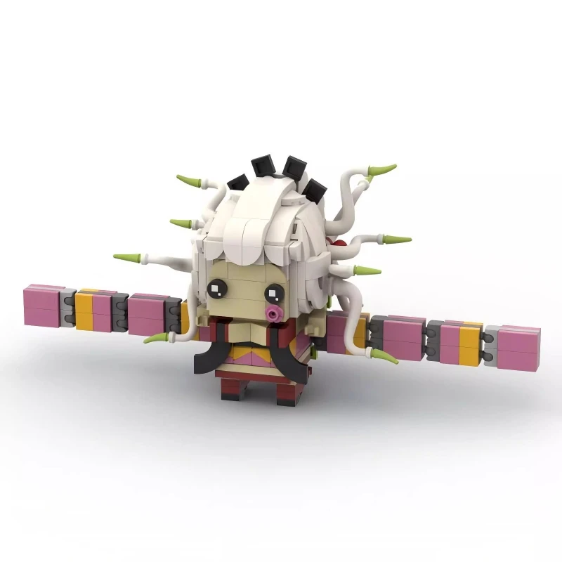MOC Klassische Anime Figur Töten Geister Bricksheadz Slayer Dämon Klinge Cartoon Puppe Bausteine Modell Erwachsene Sammlung Spielzeug Geschenk