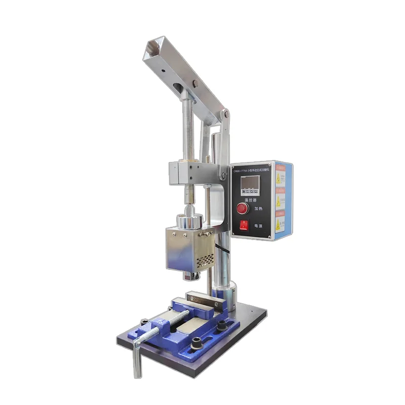 

Small Scale Vertical Manual Plastic Molding Machine Hand Operated with Preform PLC Processing PA PPR PVC PET