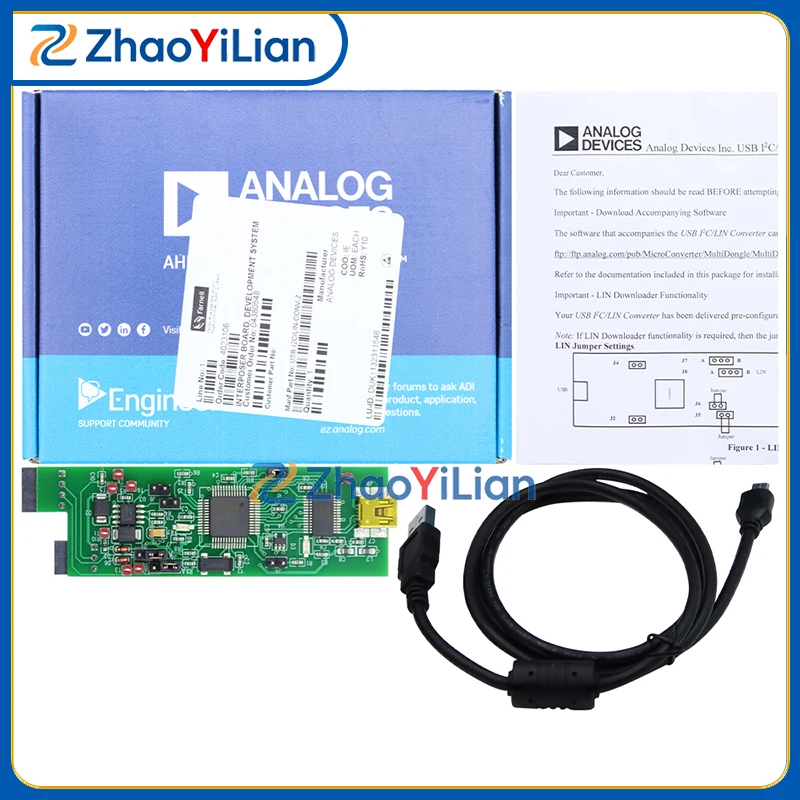 For USB-I2C_LIN-CONV-Z USB To I2C LIN Communication Adapter Board For ADuC70xx Programming