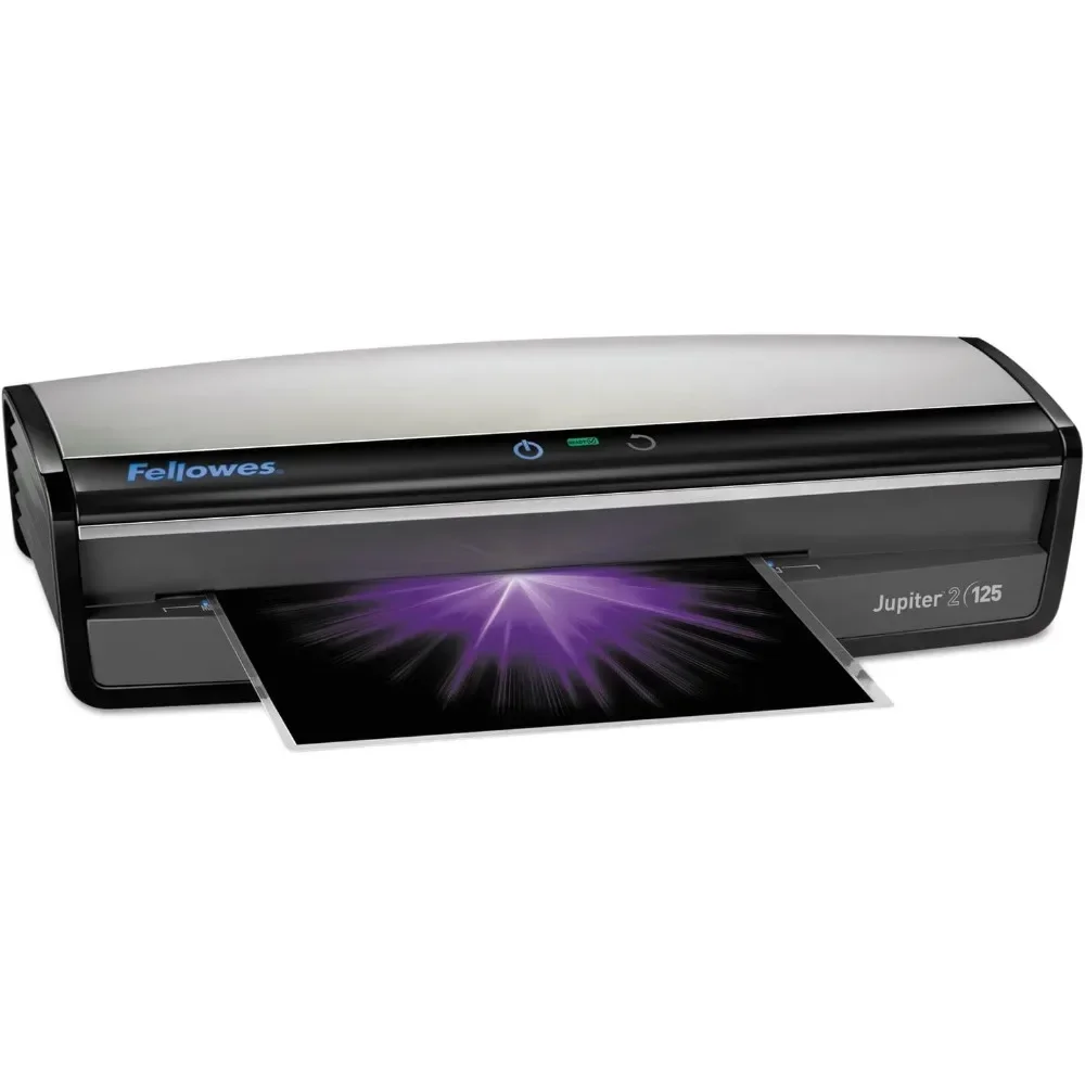 Jupiter 2 125 Laminator with 10 Pouches, 12.5 Inch (5734101), Black & Grey