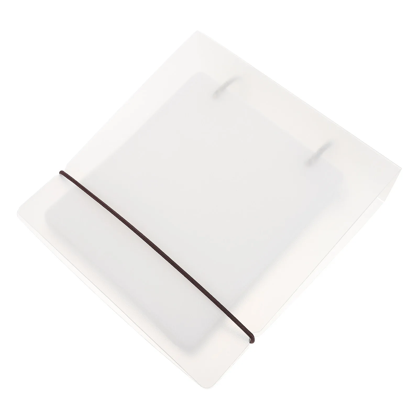1Set Cd Storage Binder Double Sided 2-Ring Album Organizer Clear Plastic Sleeves Disc Holder Booklet for Dvd Movie Gaming