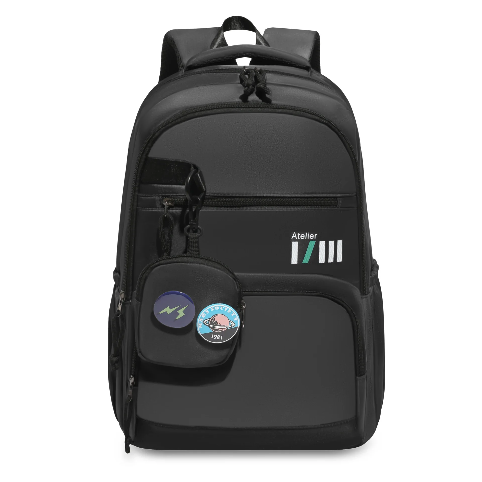 

Рюкзак с несколькими карманами, повседневная дорожная сумка большой емкости с двойным плечом для мужчин, высококачественные молодежные деловые сумки