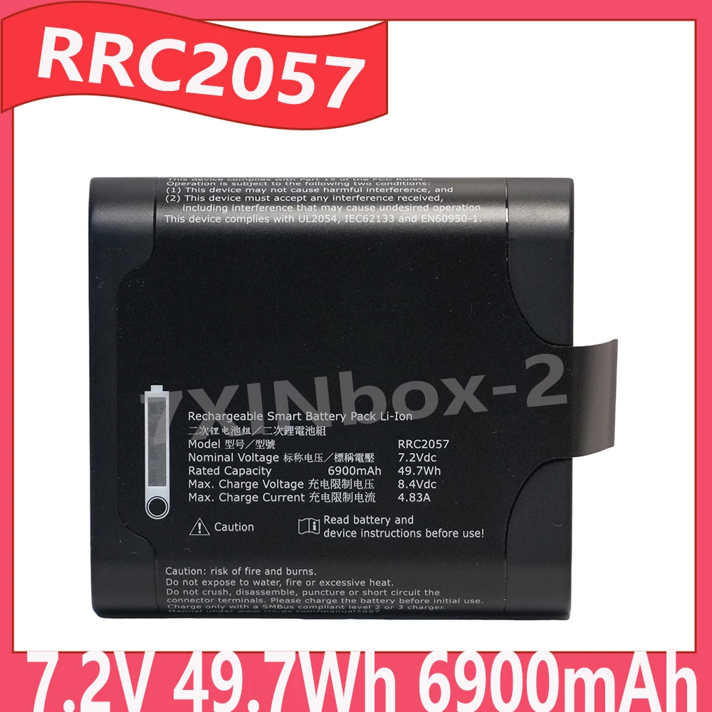 

Сменная батарея RRC2057 41NR19/66 7.2V 49.7Wh 6900mAh для портативного ультразвукового расходомера TransPort PT900 ﻿